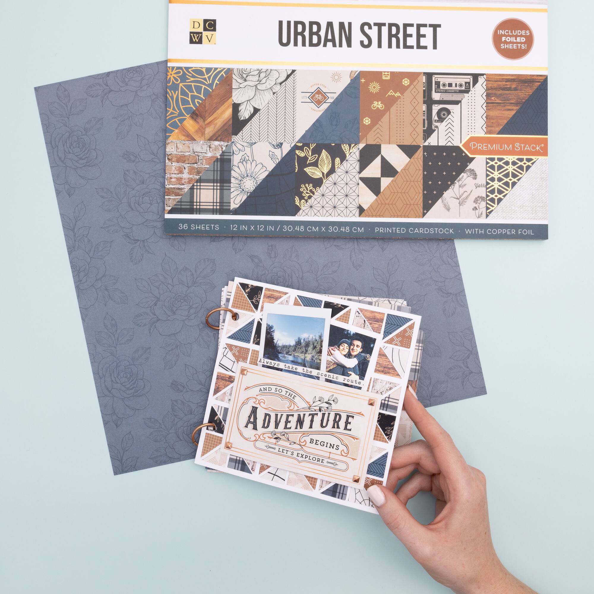 DCWV® 12" x 12" Premium Paper Urban Street, 36 Sheets